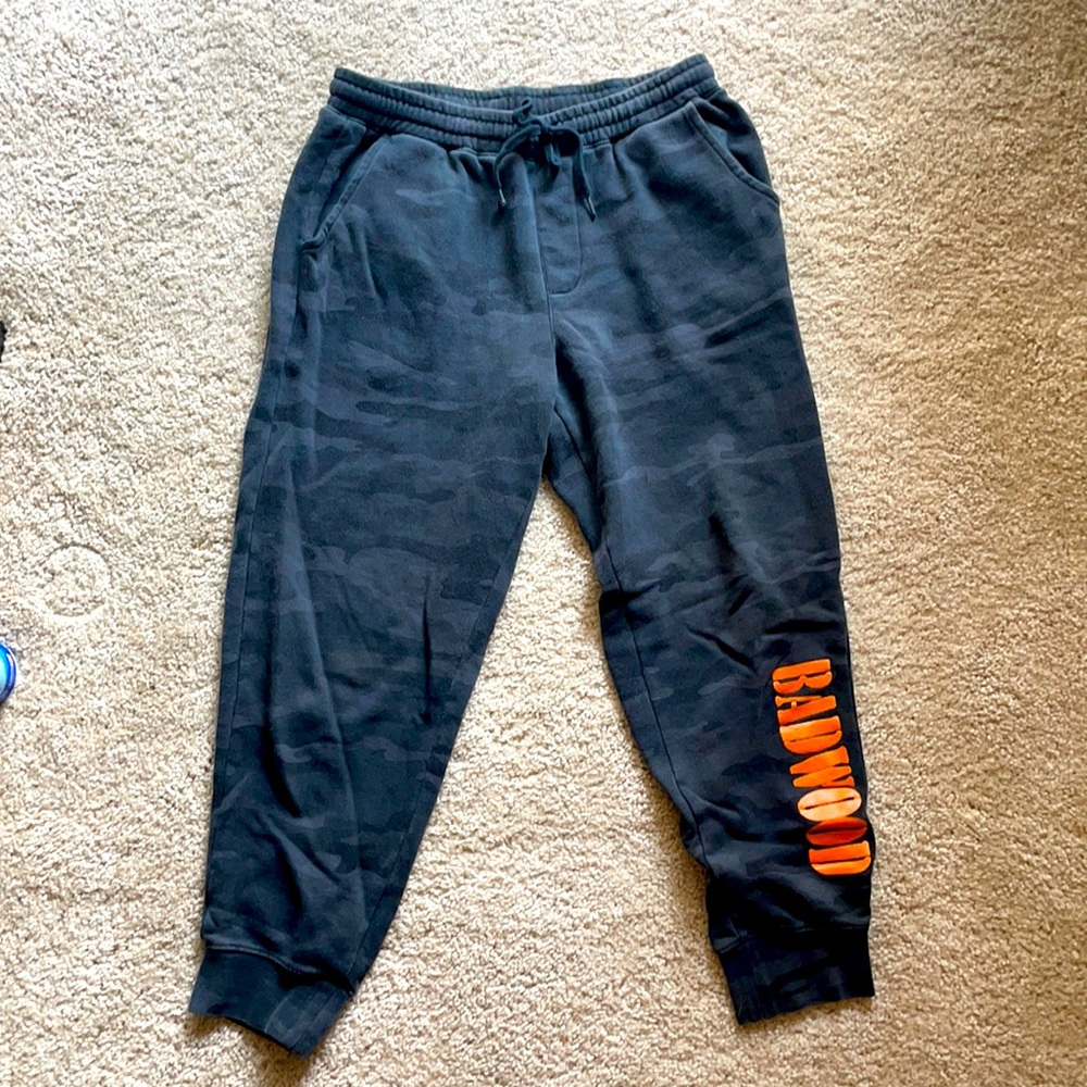 Badwood sweatpants.